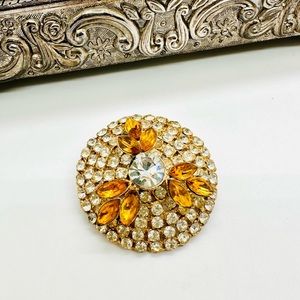 Vintage Rhinestone Brooch